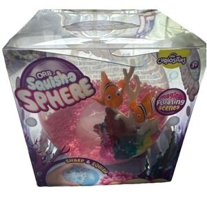 ORB™ Squish-O Sphere Squish Toy Fidget Stress Fun Striped Fishes. See Note